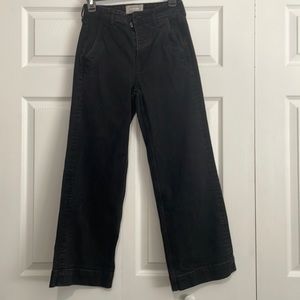 Everlane The Wide Leg Jean in Black